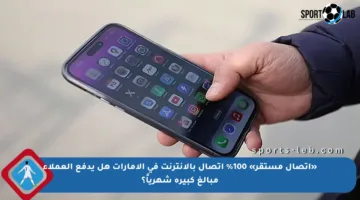 «اتصال مستقر» 100% اتصال بالإنترنت في الإمارات هل يدفع العملاء مبالغ كبيرة شهرياً؟